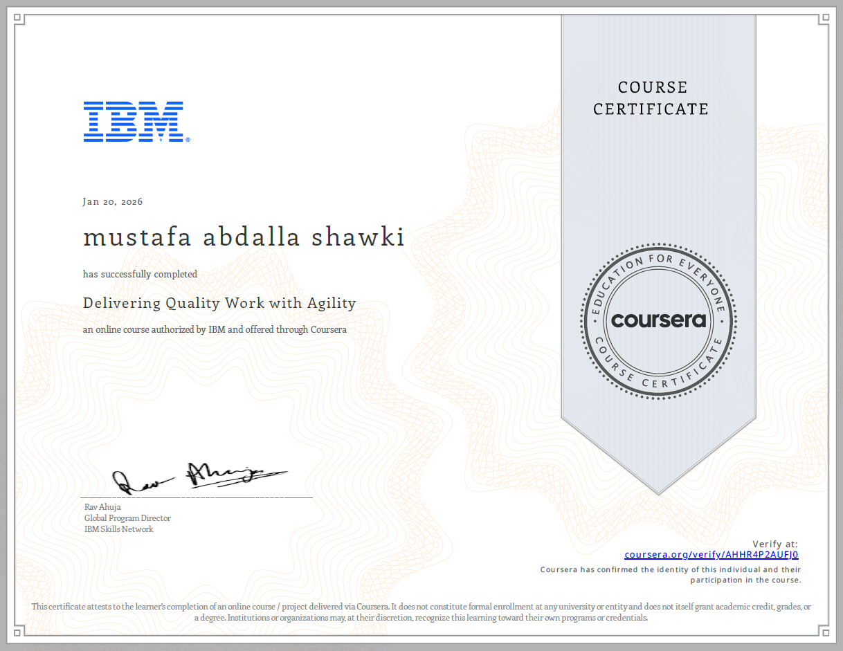 Delivering Quality Work with Agility
